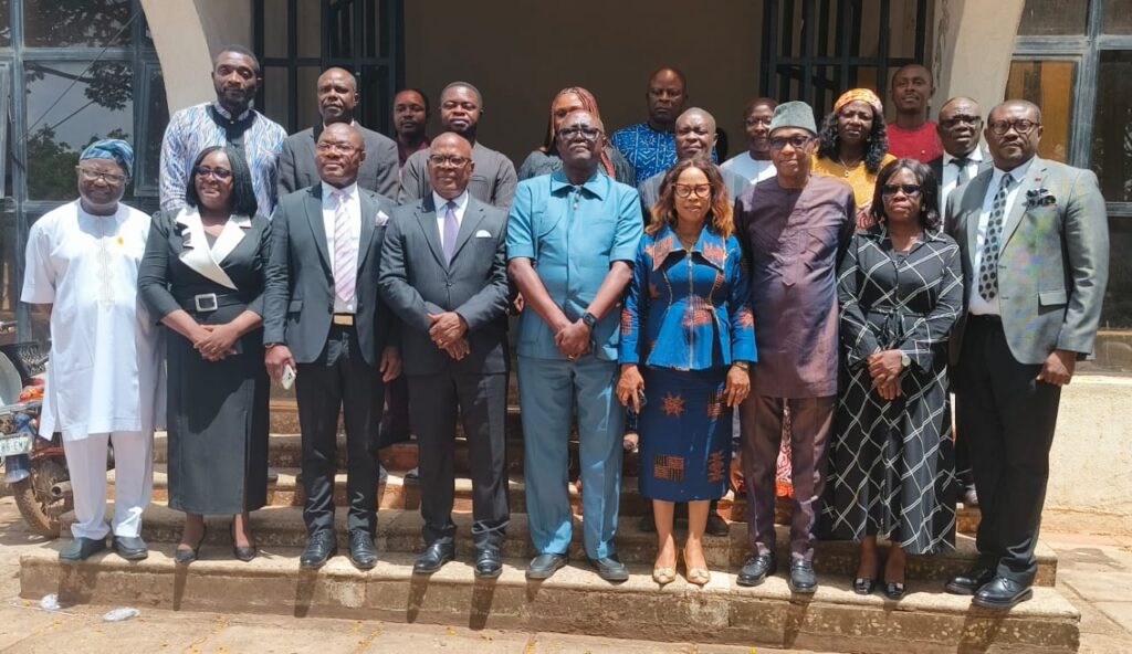 FEDPOD DELEGATION PAYS COURTESY VISIT TO UNN VICE-CHANCELLOR