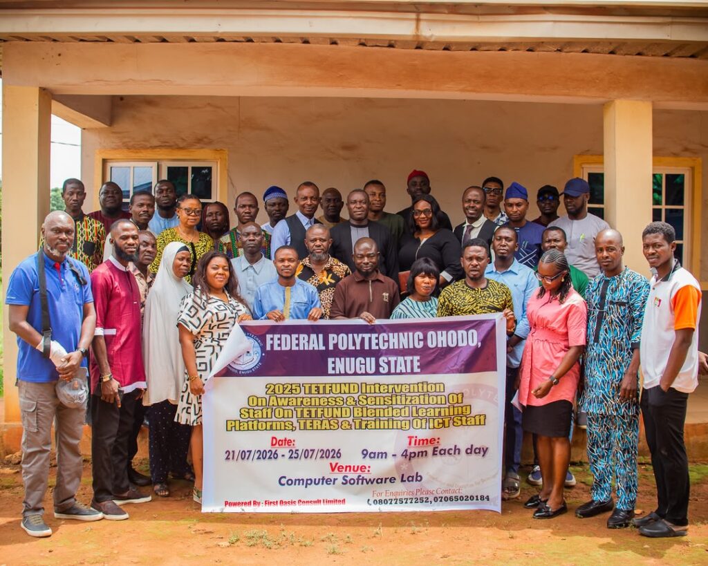 FEDPOD Records Successful TETFund-Supported Blended Learning and ICT Capacity Building Workshop for Staff